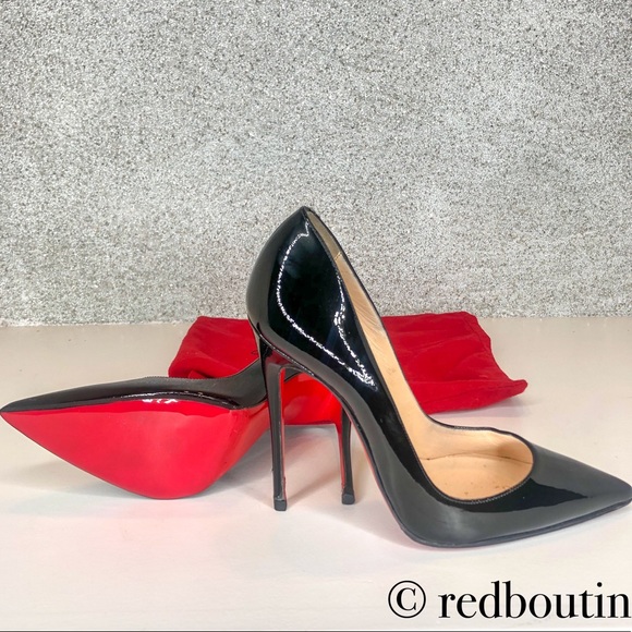 Christian Louboutin Shoes - Christian Louboutin SO KATE 120mm black patent 39